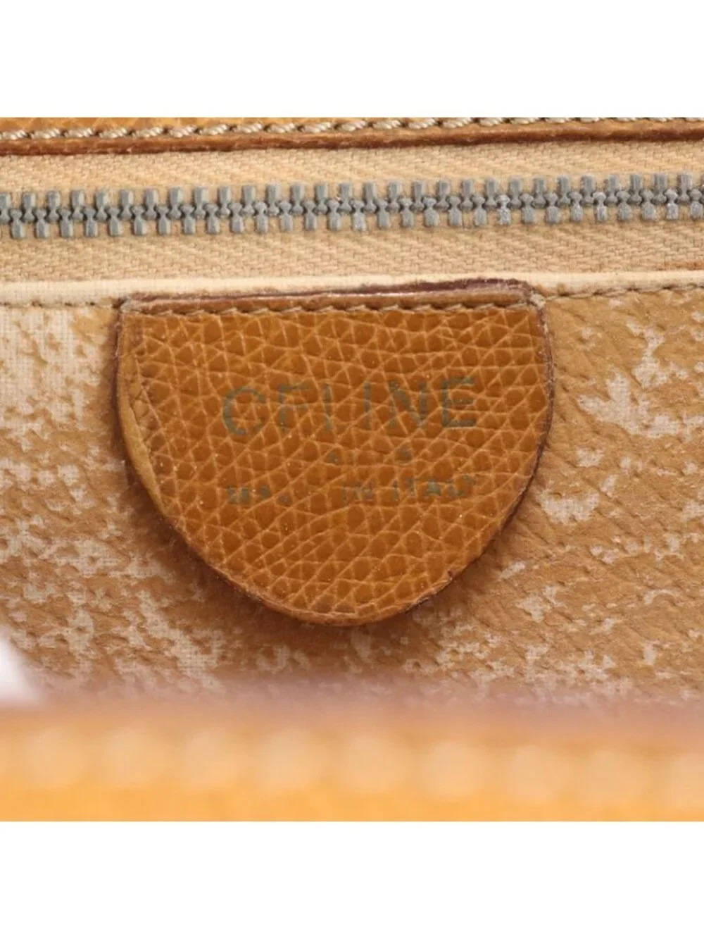 ★SOLD★ Celine Vintage Leather Handbag Tote Brown Ebm - Picture 8 of 9